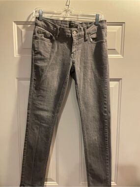 Banana Republic Girlfriend Gray Washed Jeans